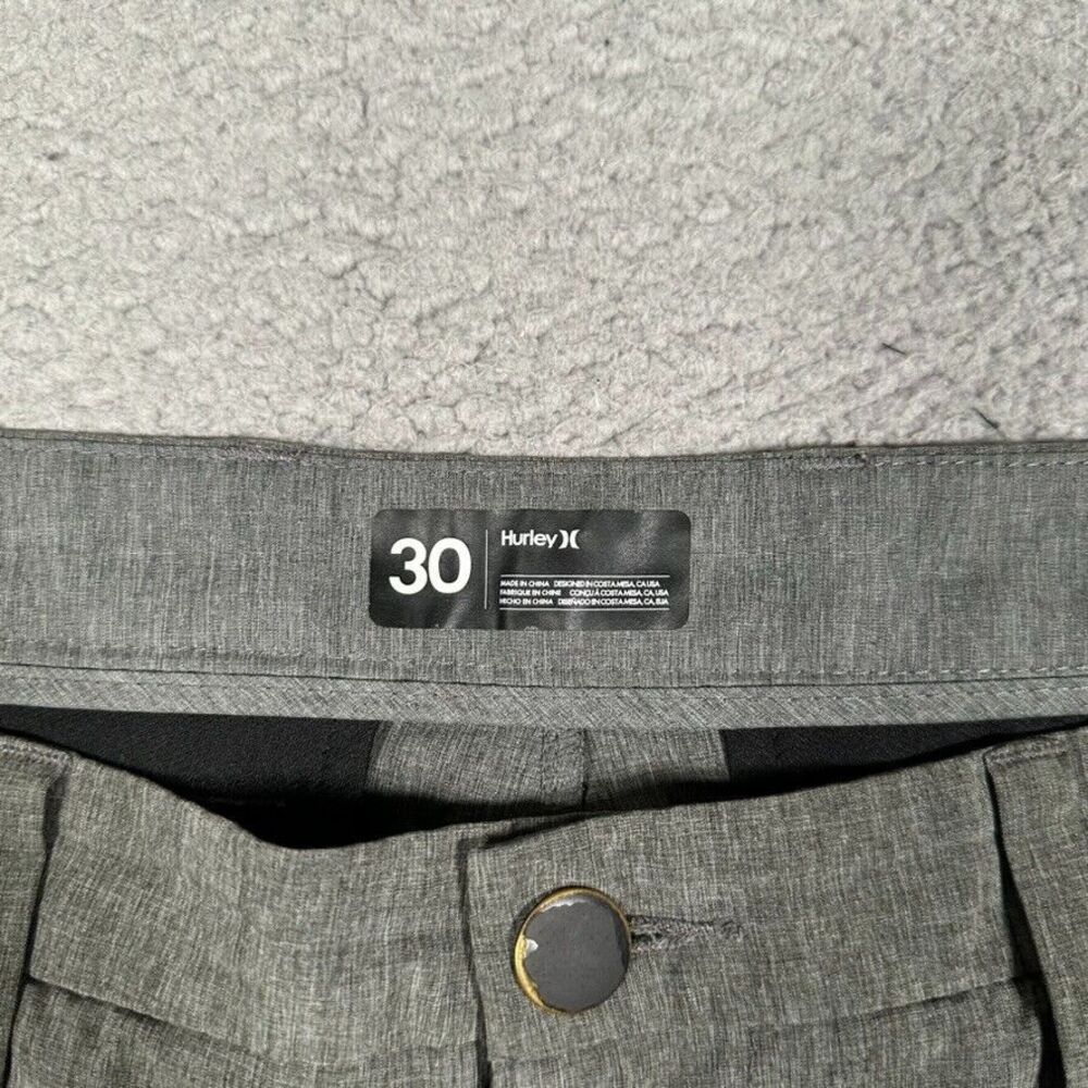 Hurley Shorts Mens 30 Gray 9" Hybrid Golf Casual Preppy Performance Lightweight - Picture 9 of 11